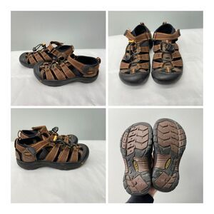 Keen waterproof brown sandals boys 10